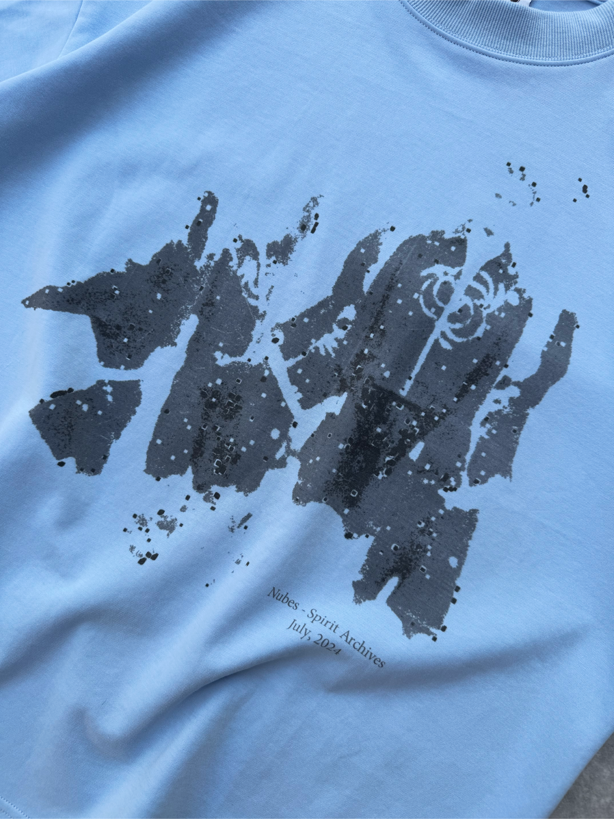 ARCHIVES TEE - BABY BLUE